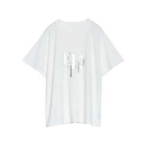 Tシャツ レディース カットソー ロゴTシャツ トップス 接触冷感 UVカット 日焼け対策 紫外線対...