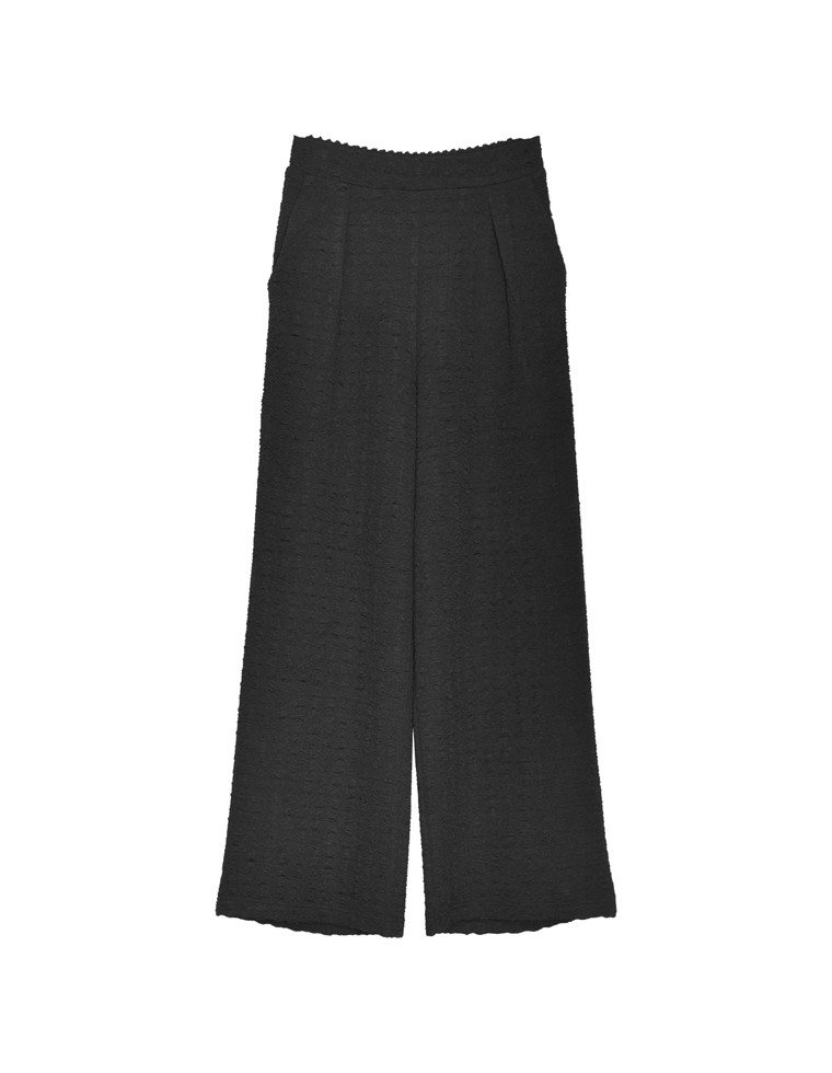 ★美品★ ジャガード　ストレートパンツ VIS スラックス パンツ ジャガードストレートパンツ レディース