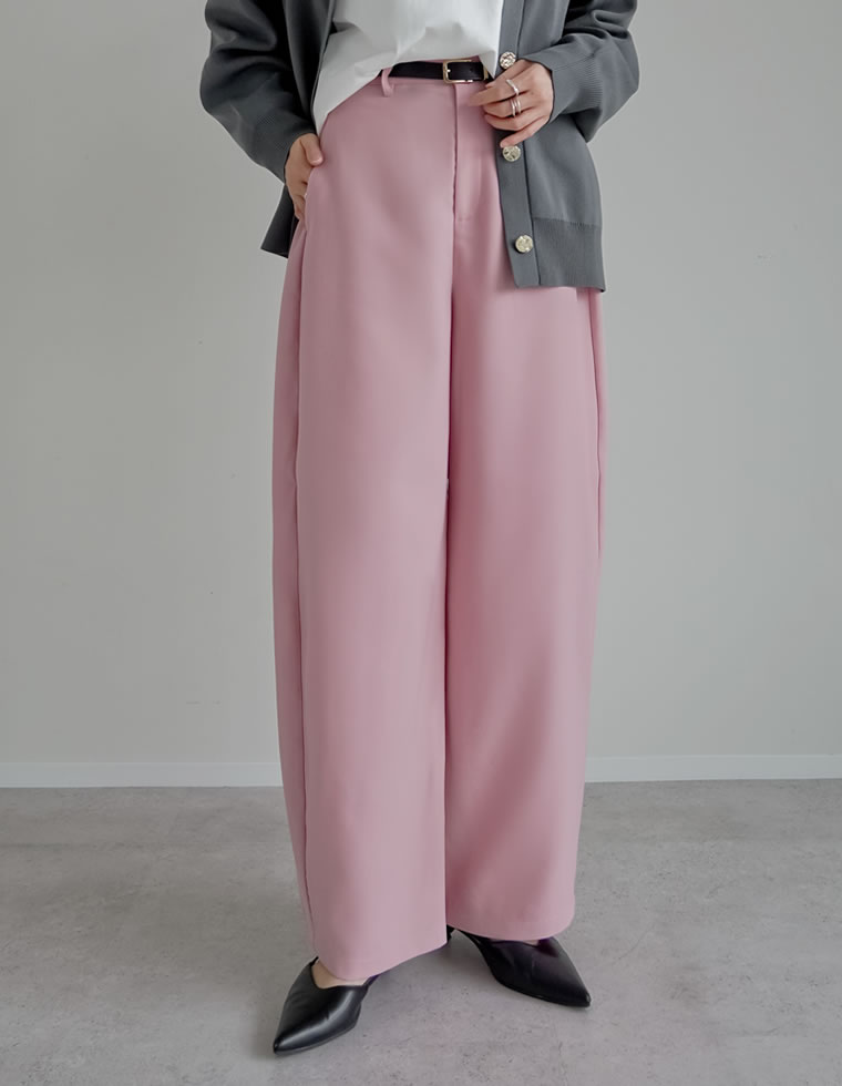 Re:EDIT（リエディ） パンツ カーブ バレルレッグ レディース 10色 低