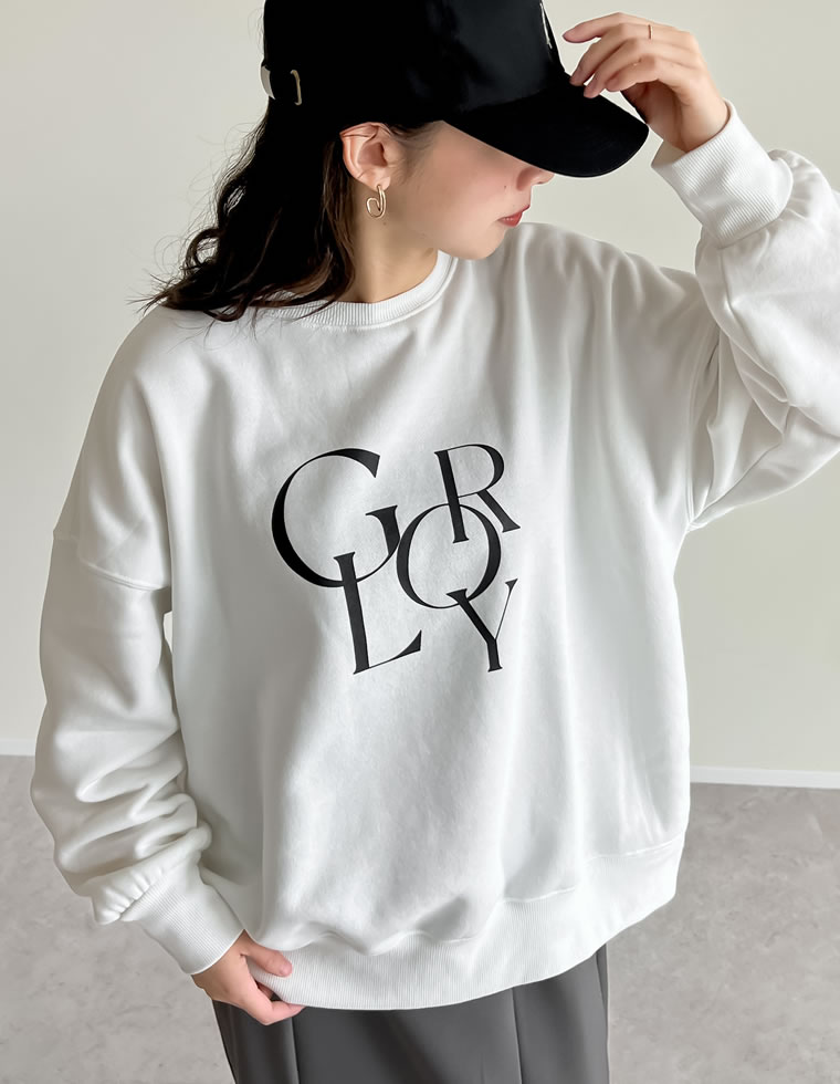 Re:EDIT（リエディ） 裏起毛 トップス スウェット 長袖 レディース 4色