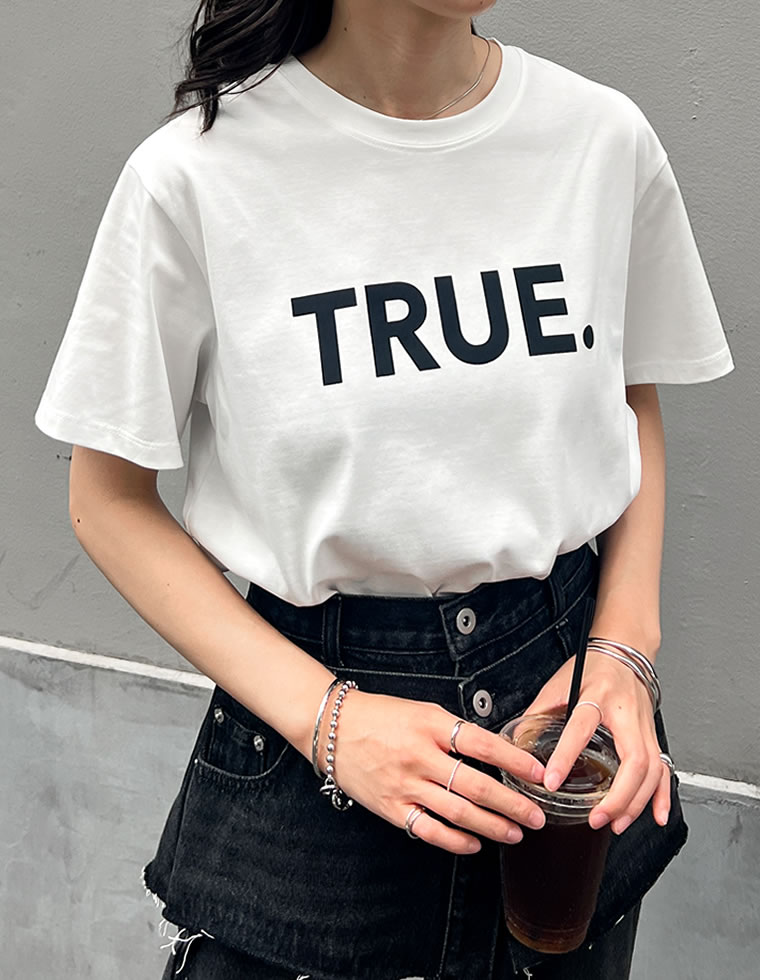 半袖 Tシャツ レディース ロゴTシャツ プリントT トップス カットソー 半袖 インナー 接触冷感 UVカット 日焼け対策 紫外線対策 春夏 | Re:EDIT | 01