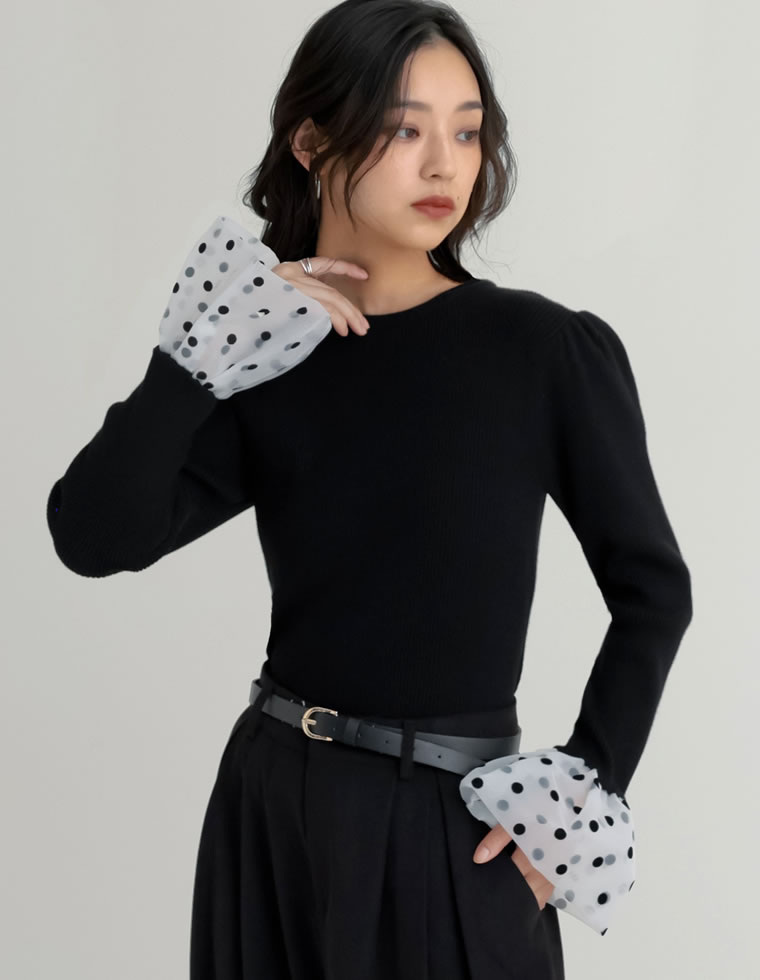 Re:EDIT（リエディ） ニット トップス 長袖 レディース 3色 M/L