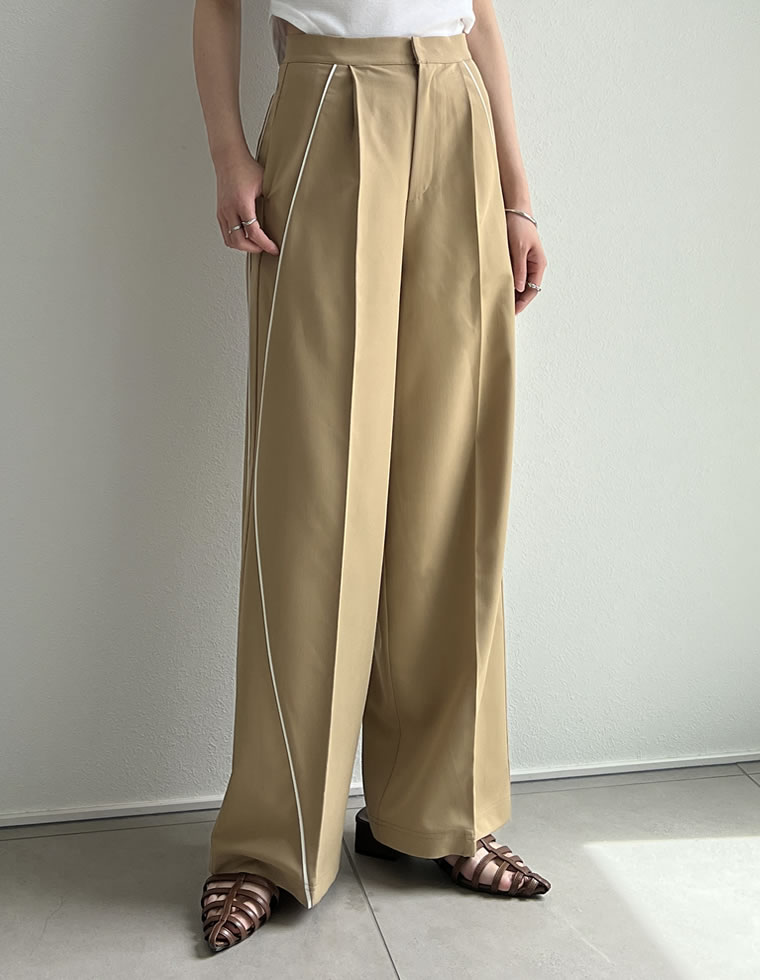 【2024】ハイク T/C ツイル アーミー チノパンツ センタープレス XL T／C TWILL ARMY CHINOS | HYKE (Women