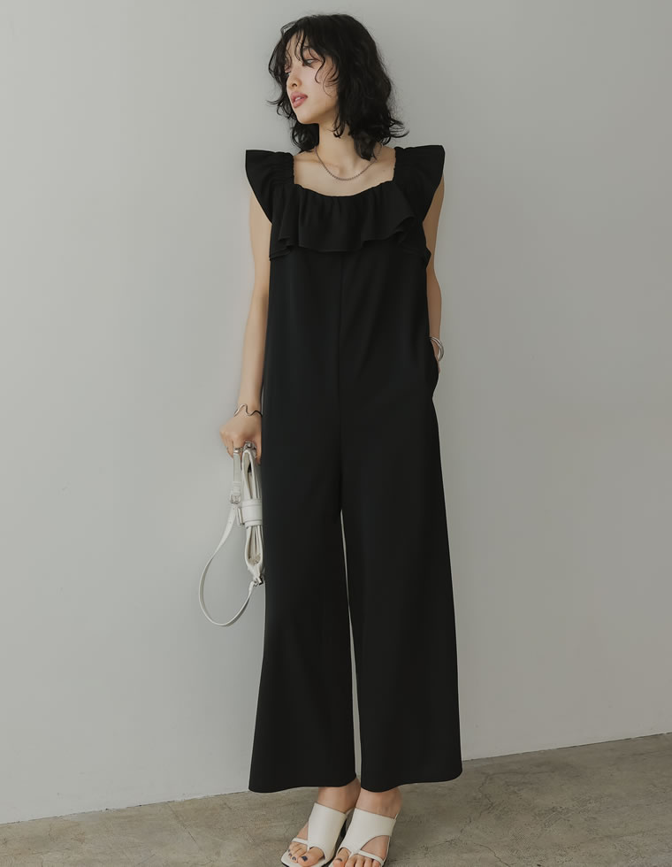 Re:EDIT（リエディ） オールインワン レディース サロペット リボン