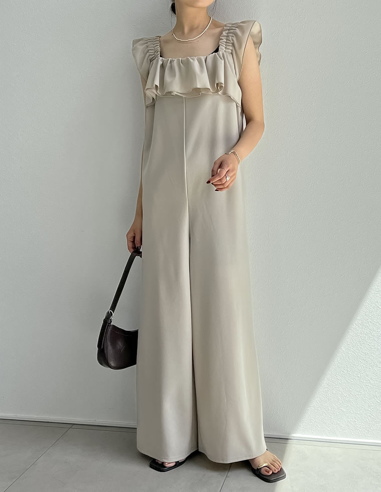 Re:EDIT（リエディ） オールインワン レディース サロペット リボン