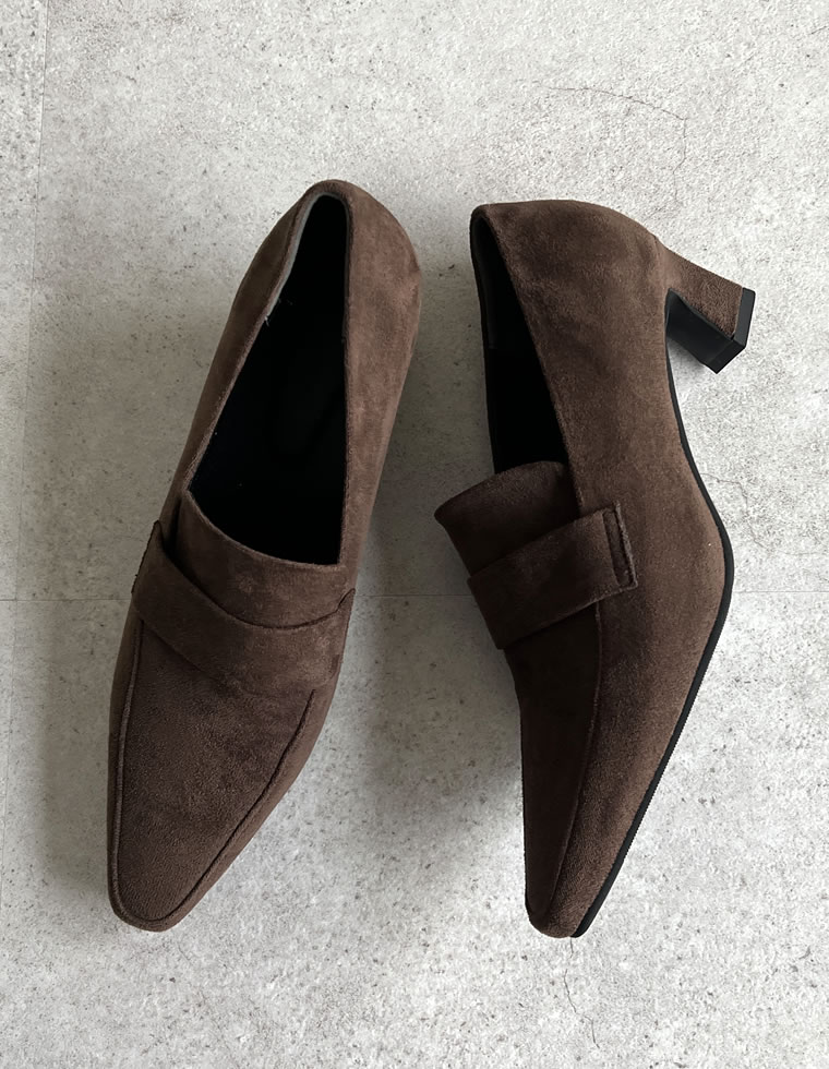 Re:EDIT（リエディ） ローファー ポインテッドトゥ シューズ