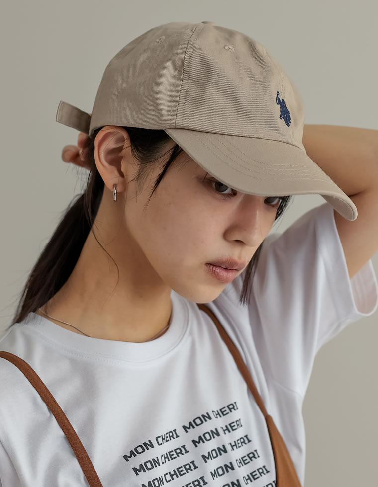 キャップ レディース 帽子 ワンポイント刺繍  U.S. POLO ASSN. ユーエスポロアッスン コラボ ポロ スポーティ 2024秋冬 | Re:EDIT | 03