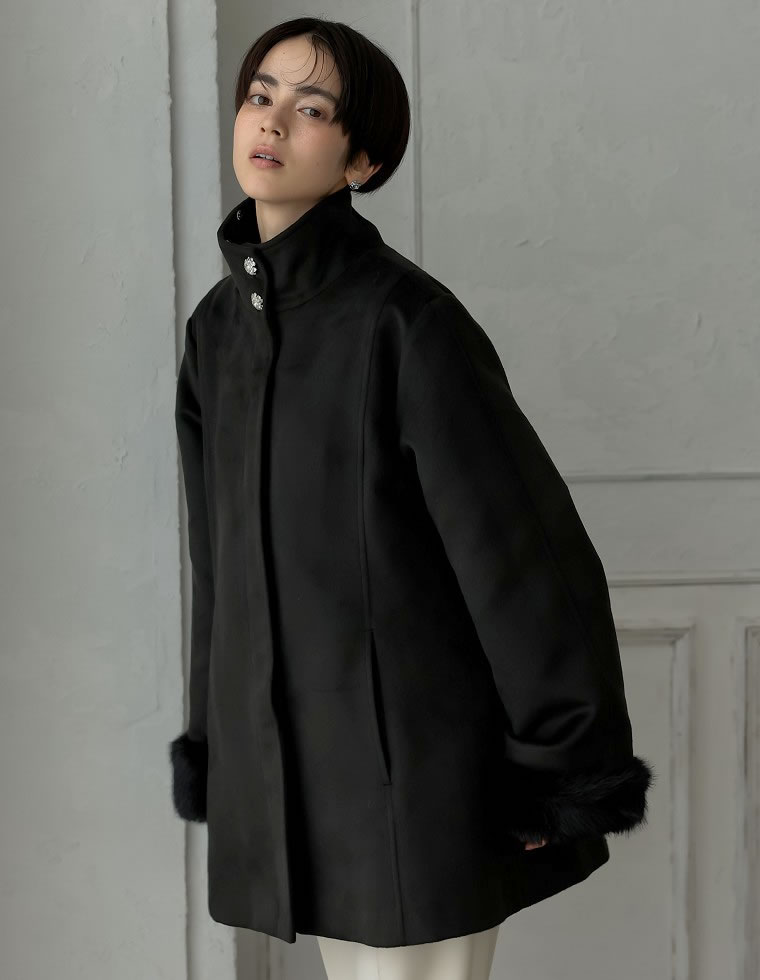 【新品未使用】rosemuse ティペットコート tippet muffler set coat – BUNNY APARTMENT