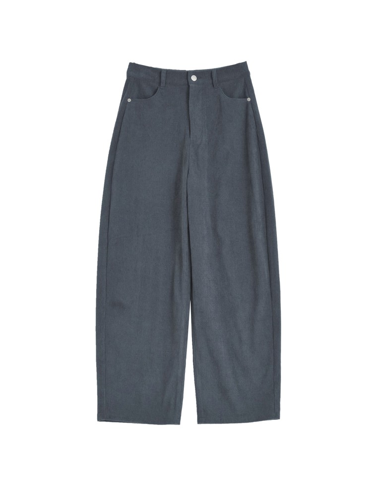 コーデュロイバレルレッグパンツ