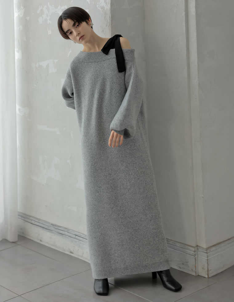 SALE】シャギートップスセットニットワンピース | セットアップ
