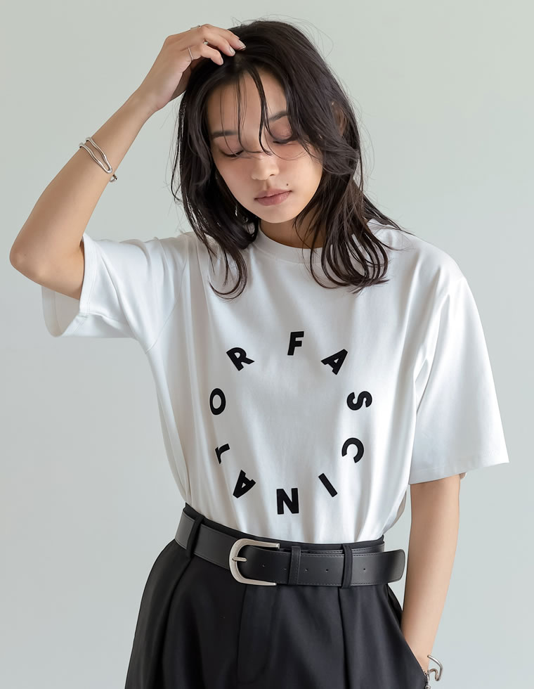 Tシャツ レディース トップス 半袖 カットソー 丸首 接触冷感 ひんやり UVカット 紫外線対策 日焼け対策[mb] | Re:EDIT | 02