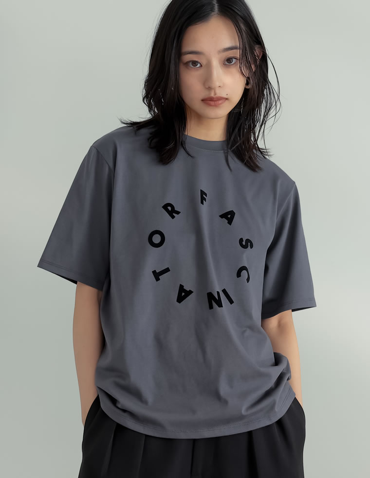Tシャツ レディース トップス 半袖 カットソー 丸首 接触冷感 ひんやり UVカット 紫外線対策 日焼け対策[mb] | Re:EDIT | 03