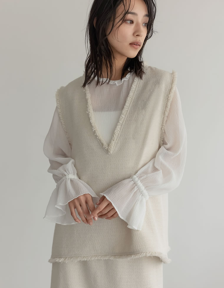 CELINE ストライプ ノースリーブ ベスト 20SS エディ CELINE ストライプ ノースリーブ ベスト 20SS エディ