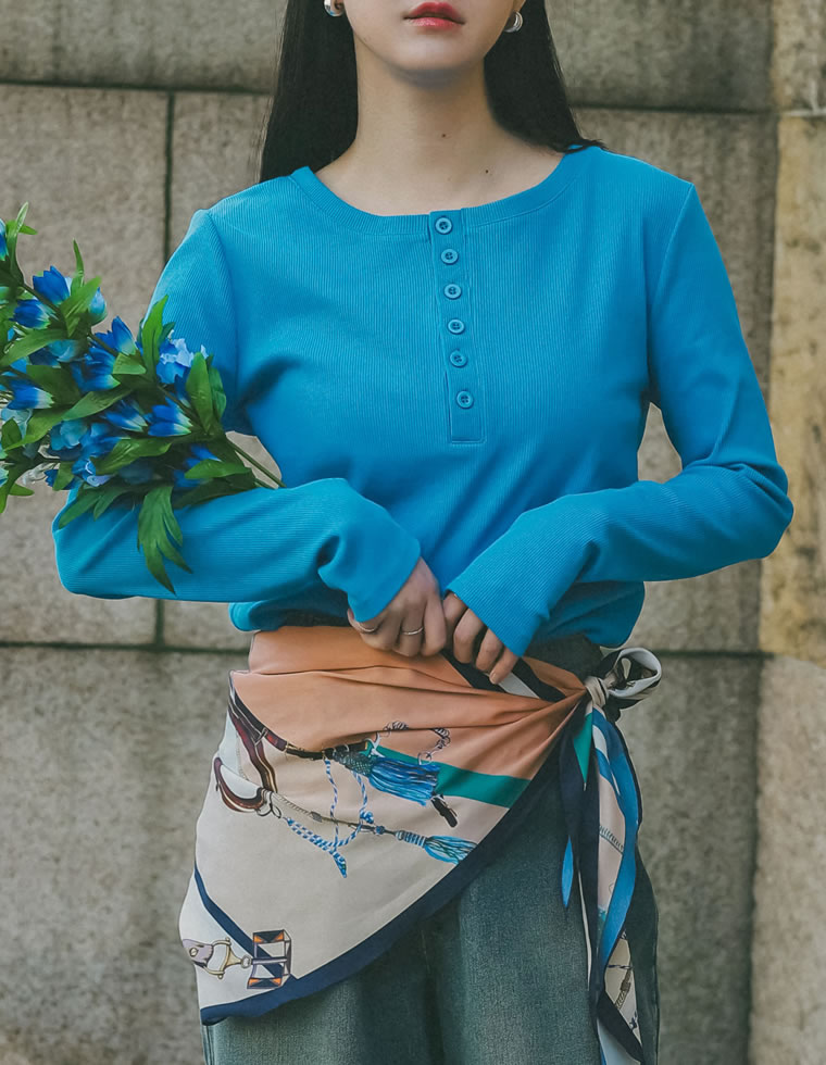 Re:EDIT（リエディ） リブカットソー レディース Tシャツ 長袖