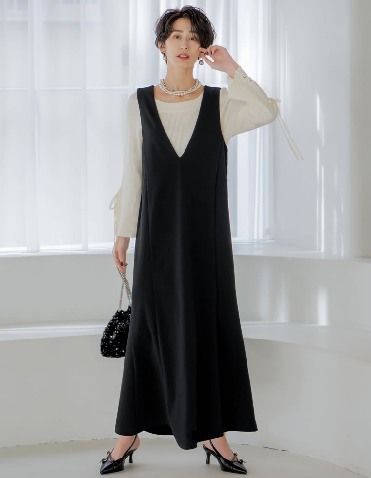 Re:EDIT（リエディ） ワンピース レディース ジャンパースカート