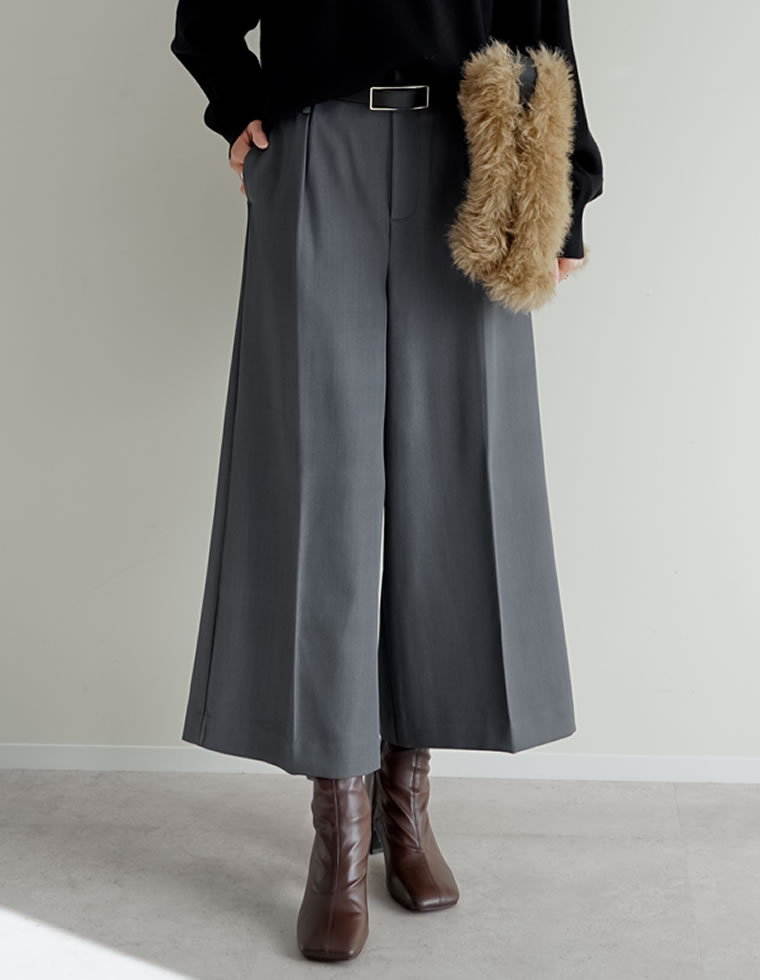 Re:EDIT（リエディ） パンツ ガウチョパンツ レディース 3色 低身長 高