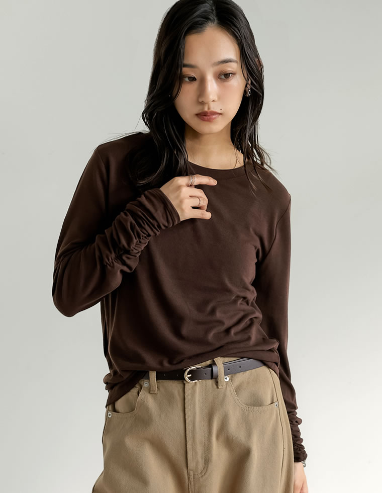 airtouch シャーリングトップス (長袖) main image 0