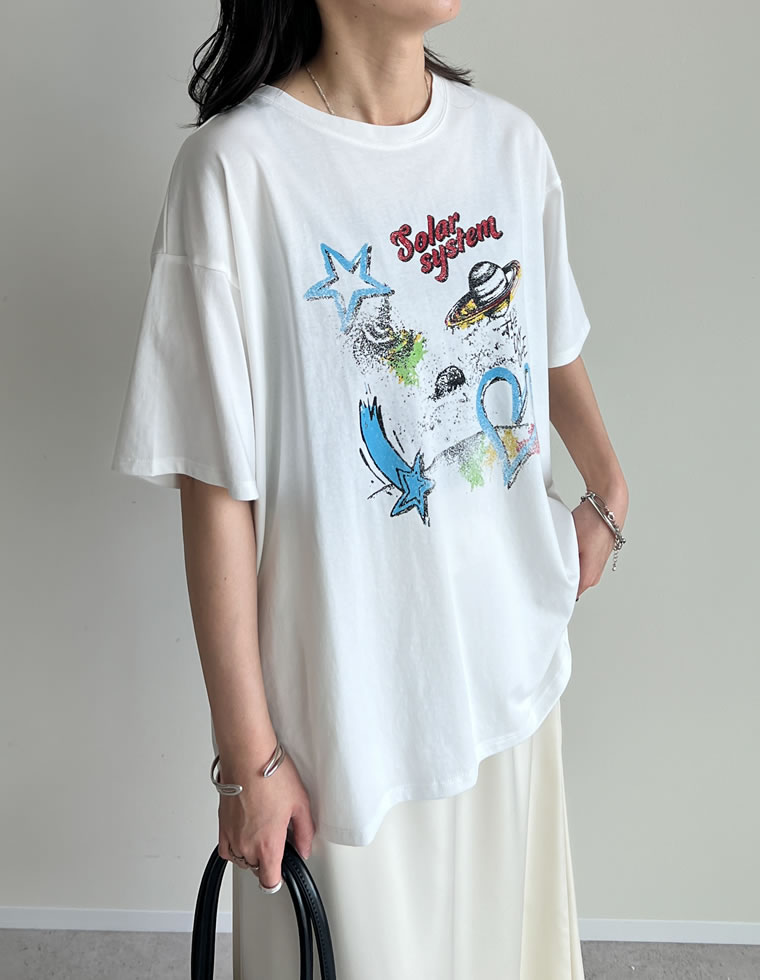 Tシャツ 半袖 レディース トップス UVカット 紫外線対策 接触冷感 ひんやり 涼しい 春夏[mb] | Re:EDIT | 02