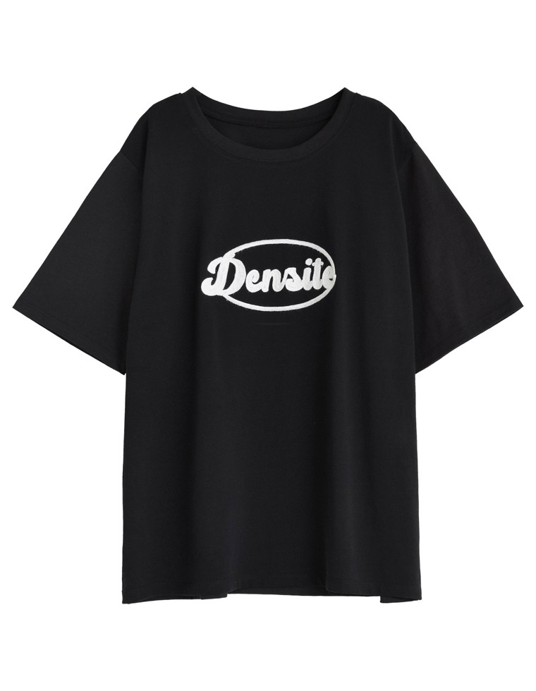 Tシャツ 半袖 レディース トップス 刺繍 UVカット 紫外線対策 接触冷感 ひんやり チェーン刺繍 春夏[mb] | Re:EDIT | 01