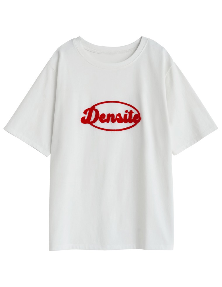 Tシャツ 半袖 レディース トップス 刺繍 UVカット 紫外線対策 接触冷感 ひんやり チェーン刺繍 春夏[mb] | Re:EDIT | 03