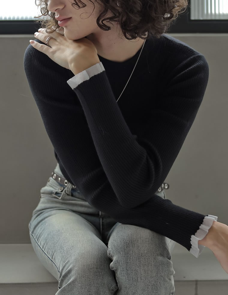 Re:EDIT（リエディ） ニット トップス 長袖 レディース 4色 M/L