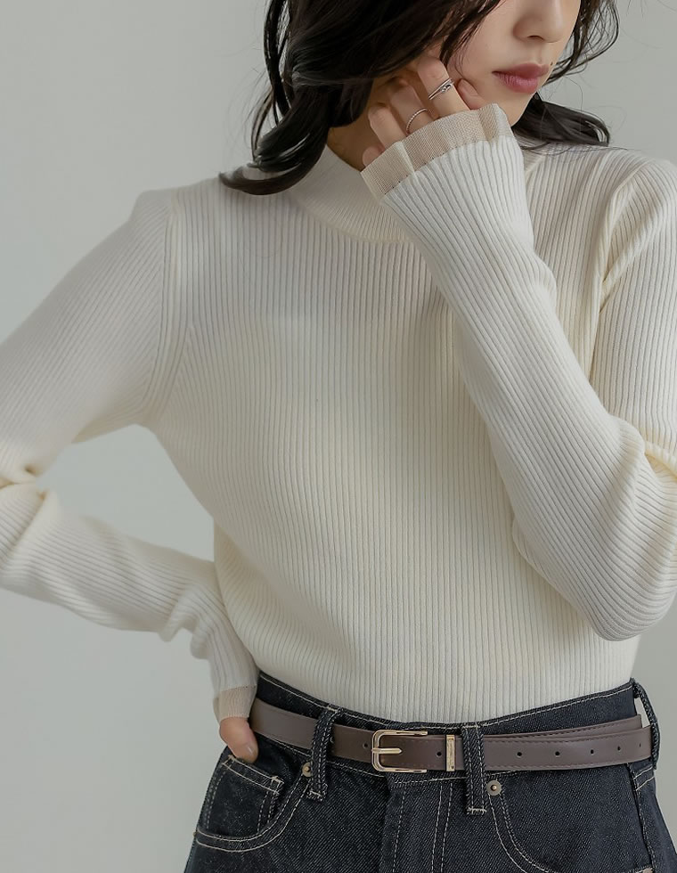 Re:EDIT（リエディ） ニット トップス 長袖 レディース 4色 M/L