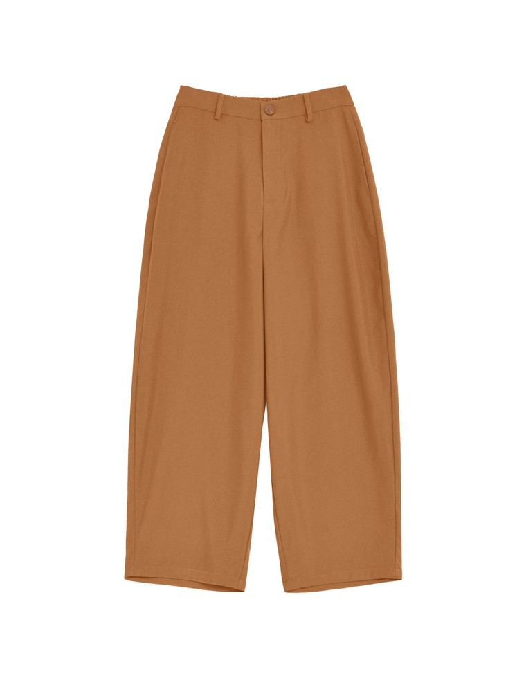 パンツ レディース バレルレッグ スラックス ツイルカーブパンツ オフィスカジュアル 通勤 低身長 高身長 秋冬 | Re:EDIT | 07