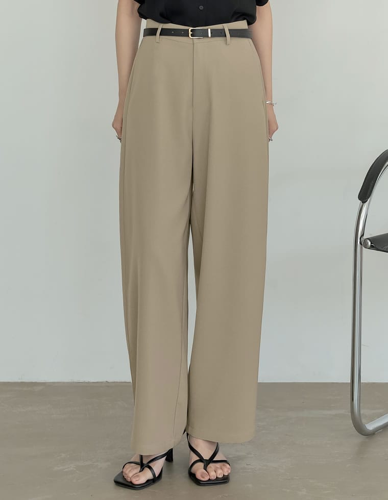 パンツ レディース バレルレッグ スラックス ツイルカーブパンツ オフィスカジュアル 通勤 低身長 高身長 秋冬 | Re:EDIT | 10