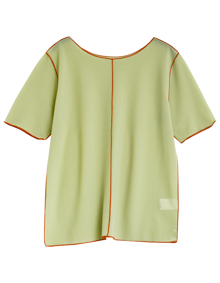 tシャツ 配色パイピングメロウランダムリブトップス レディース 楽天市場】 メロウパイピングランダムリブプルオーバー [C4764