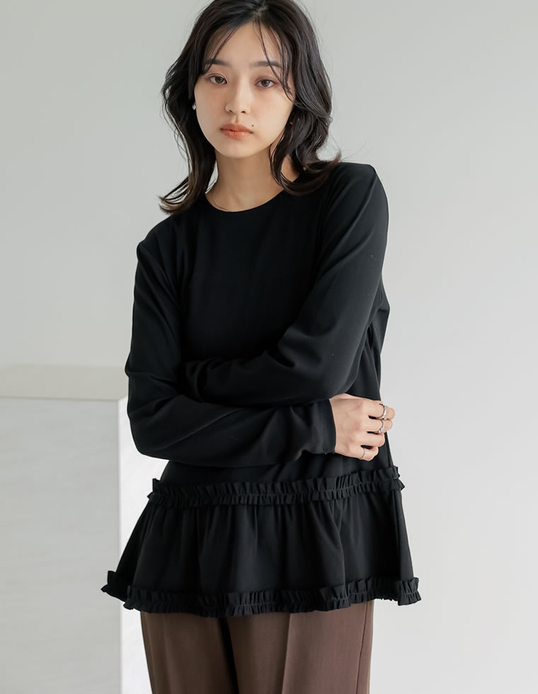 Re:EDIT（リエディ） カットソー トップス レディース 3色 M/L 長袖 T
