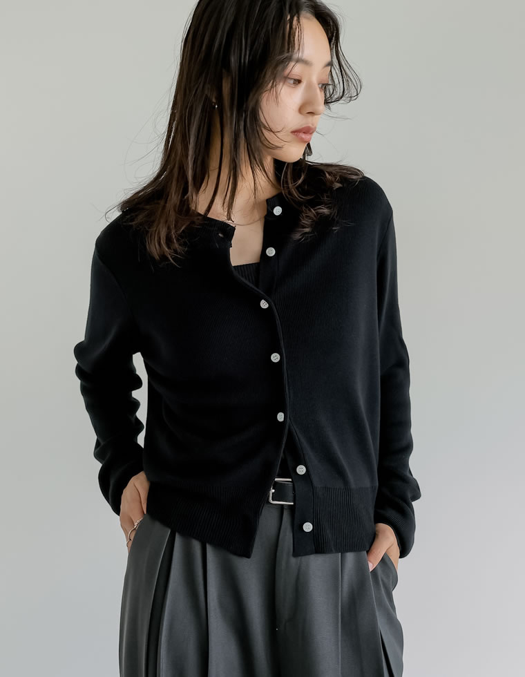 Re:EDIT（リエディ） カーディガン 長袖 レディース 11色 M/L ニット