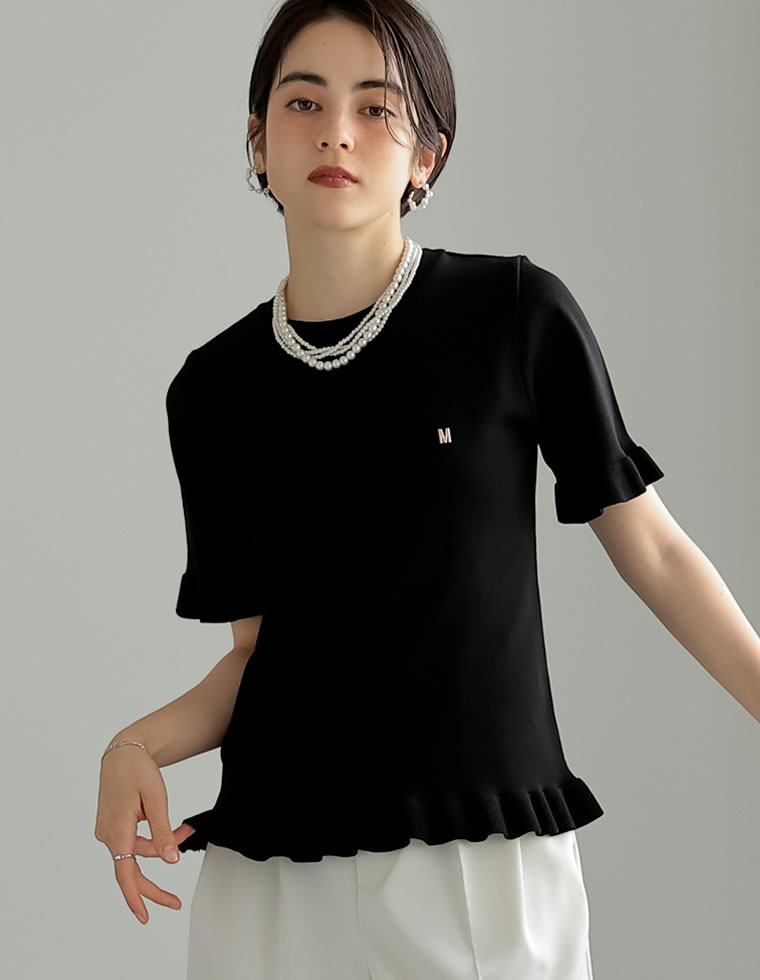 MEISM（ミズム） 半袖 サマーニット レディース トップス 2色 M/L