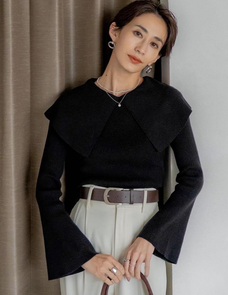 Re:EDIT（リエディ） ニット トップス 長袖 レディース5色 M/L