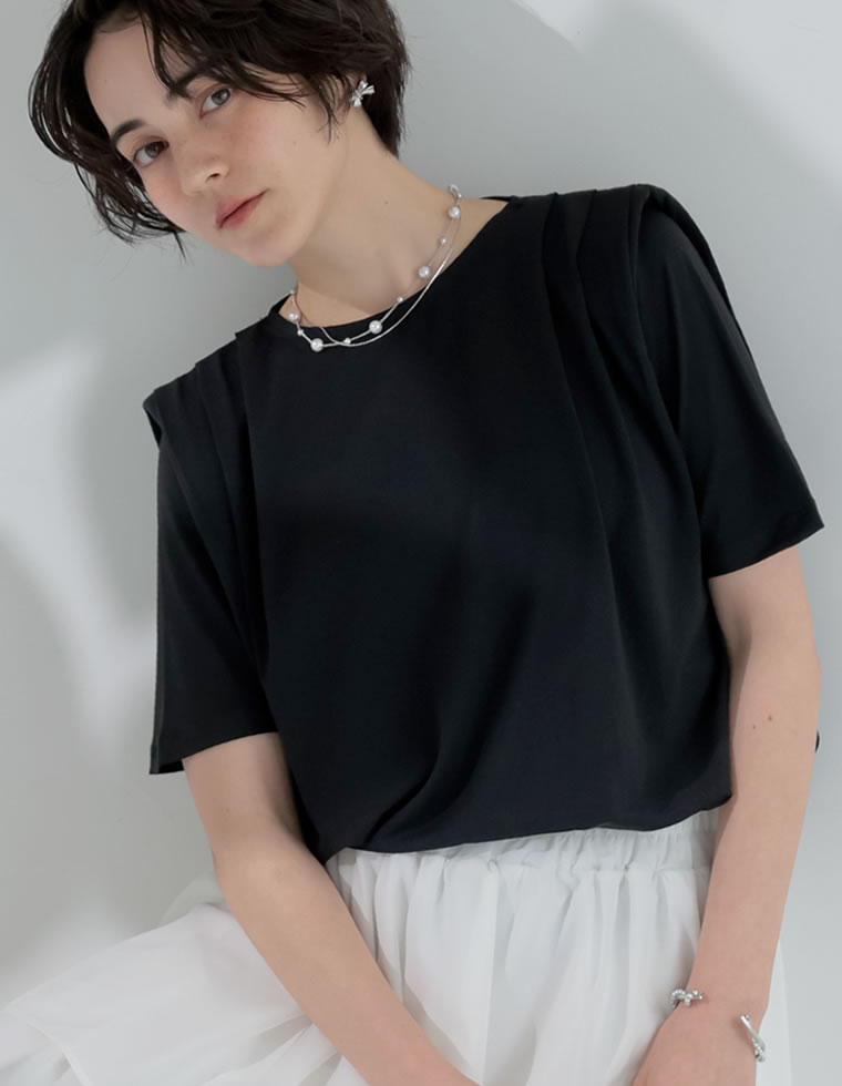 トーナル　パワーショルダーカットソー TONAL（トーナル）の「パワーショルダーカットソー（Tシャツ