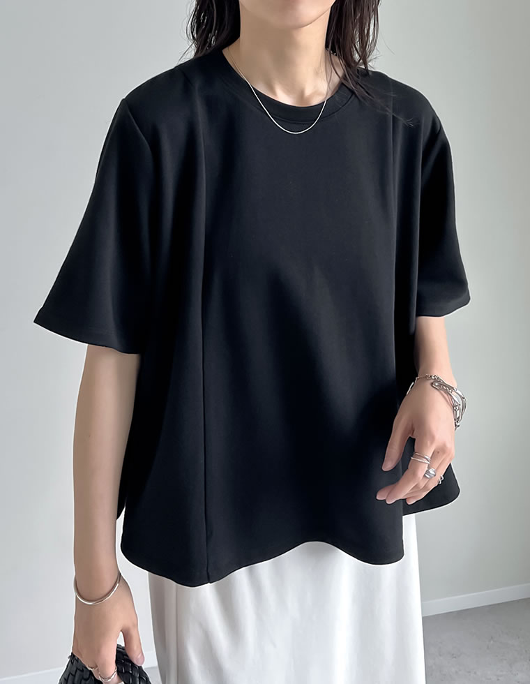 Re:EDIT（リエディ） 半袖 トップス レディース 4色 M/L 二の腕カバー