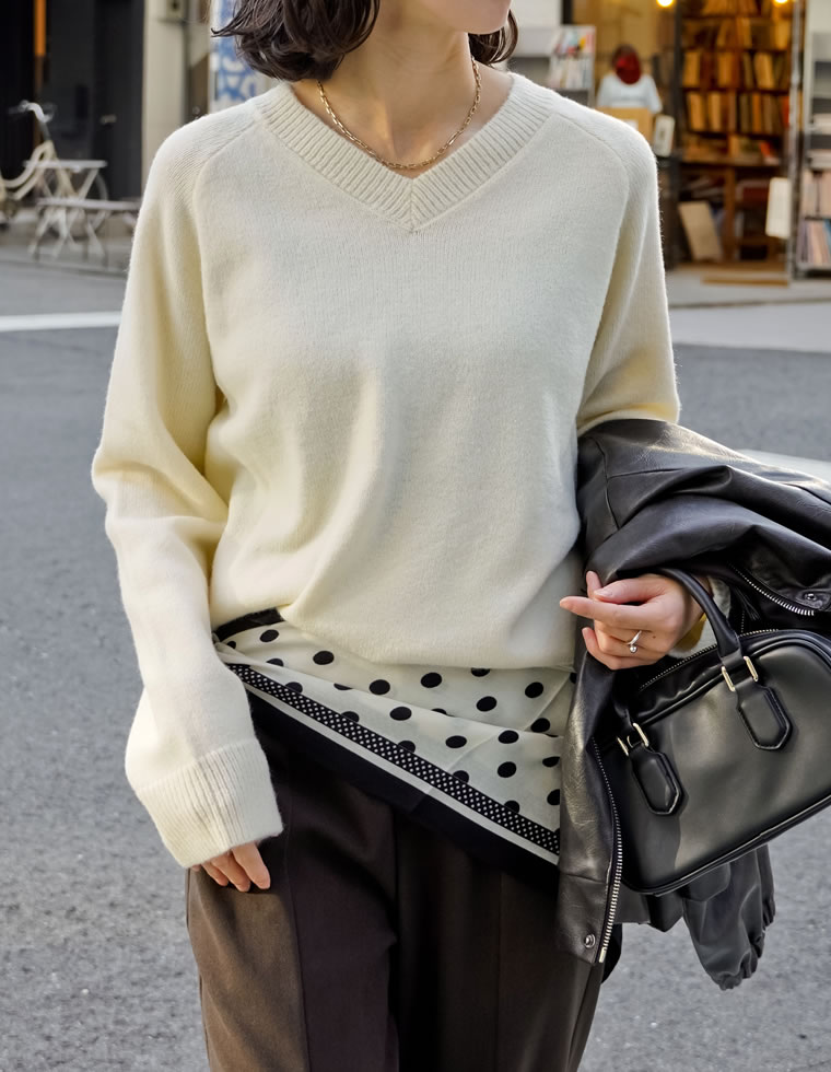 Re:EDIT(リエディ) ニット トップス 長袖 レディース 9色 M/L ニット Re:EDIT(リエディ) ニット トップス 長袖 レディース 9色 M/L ニット
