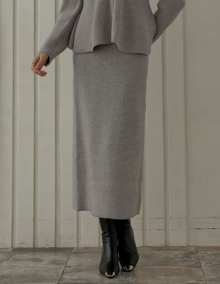 Re:EDIT（リエディ） スカート ニット レディース 3色 低身長