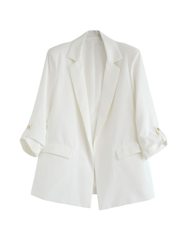 ギャザースリーブテーラードジャケット