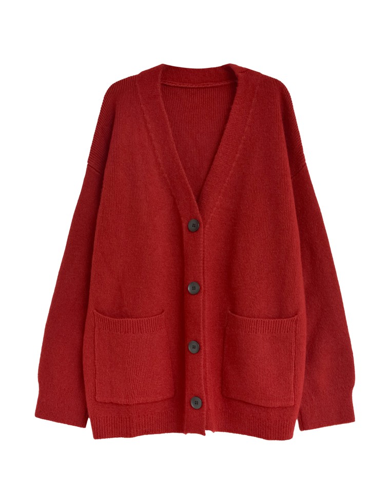 もっちりニットベーシックカーディガン