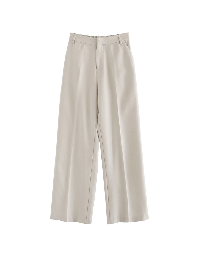 微起毛ツイルストレートスラックス