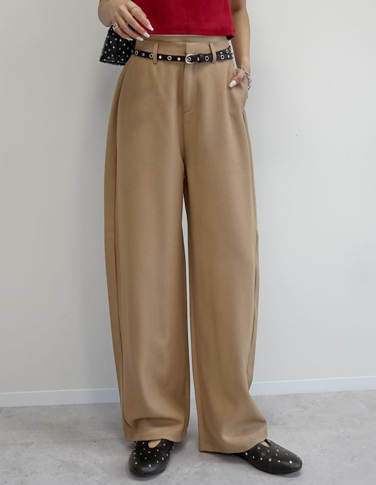 Re:EDIT（リエディ） パンツ カーブパンツ レディース 4色 低身長 高