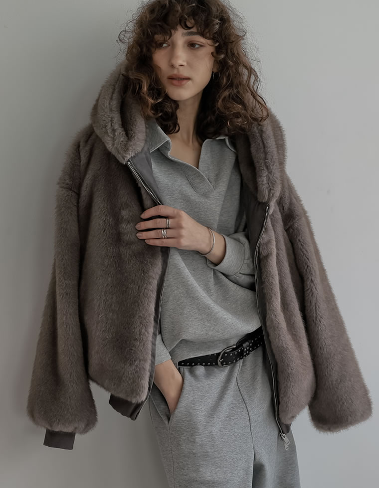 Re:EDIT（リエディ） ファーコート ジャケット アウター ブルゾン