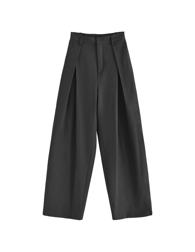 ストレッチツイルクロスワイドパンツ