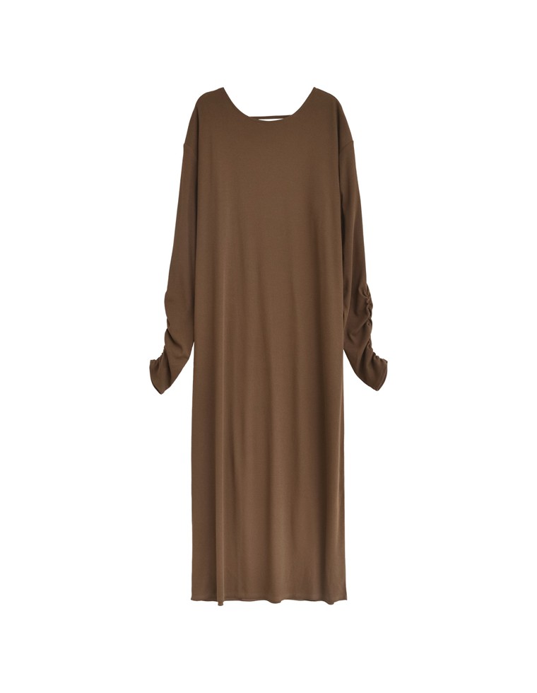 リブカットソーナローワンピース