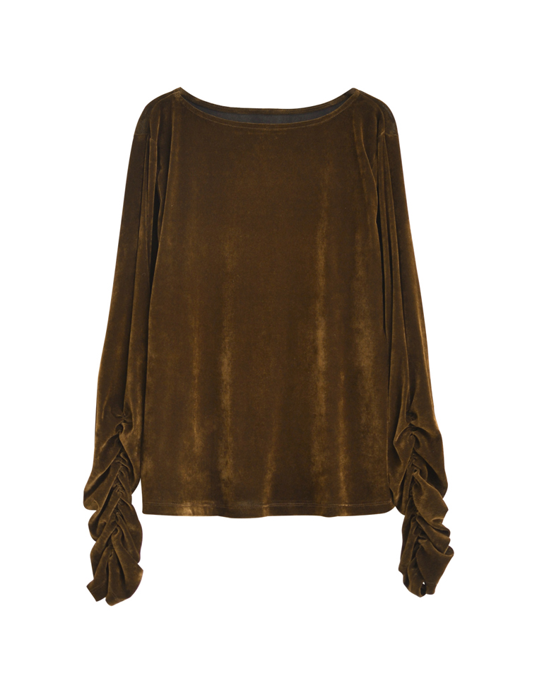 Re:EDIT（リエディ） トップス ベロア 長袖 レディース 4色 M/L シアー