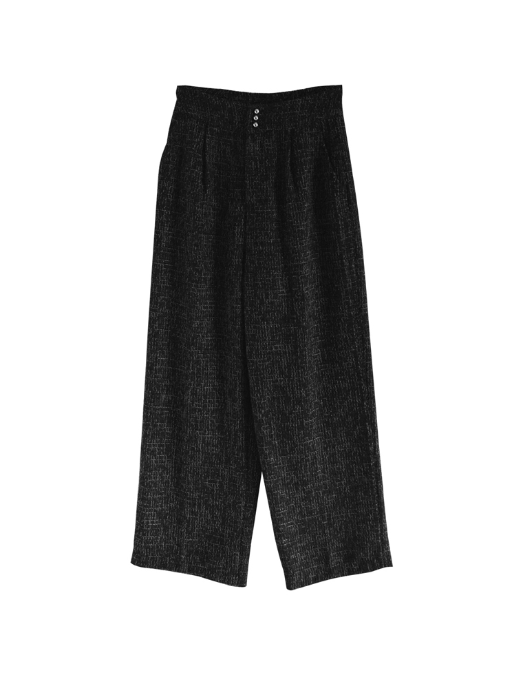 ライトツイードストレートパンツ