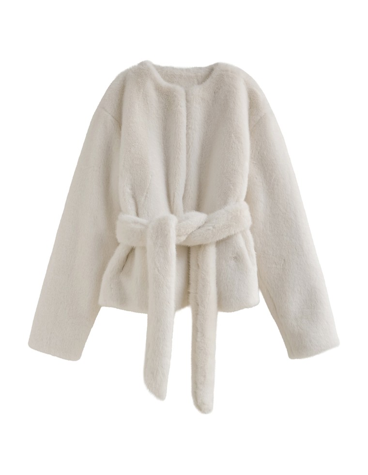 フォーファーノーカラーミドルコート