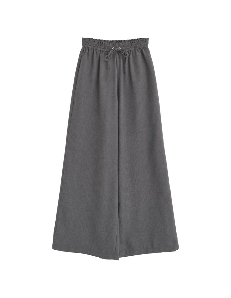 ヘリンボーン微起毛ルーズパンツ