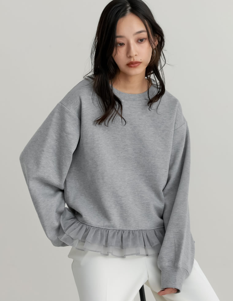 rimir リミル スウェットプルオーバー グレー rimir リミル スウェットプルオーバー グレー rimir リミル スウェット