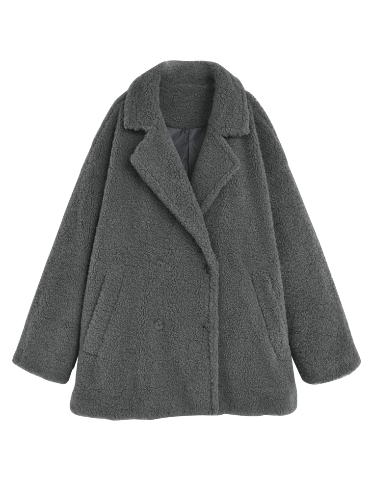 ボアダブルミドルチェスターコート